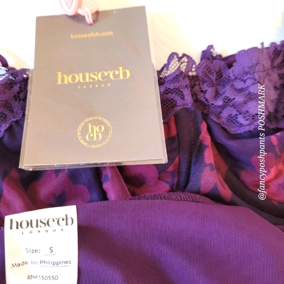 HOUSE of CB Azia This is the genuine, famous floral corset-back dress worn once - Picture 10 of 17